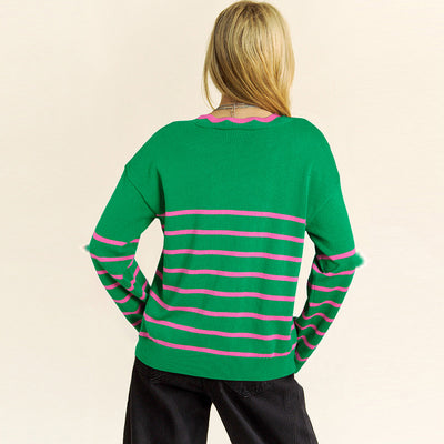 Pullover da donna con fiocco, moda europea e americana